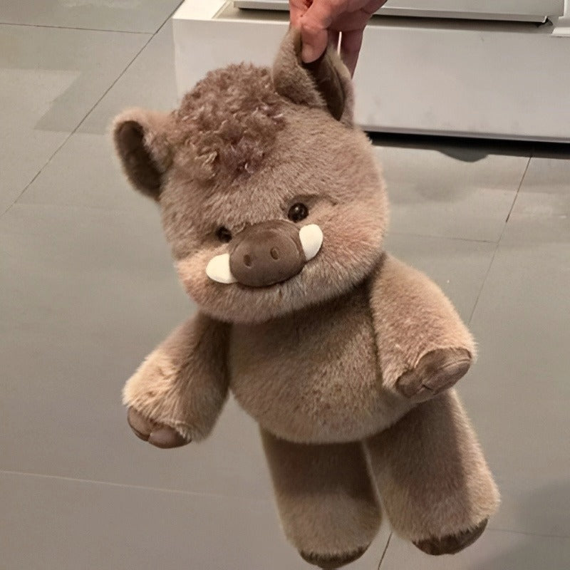 Cute Running Pig, Wild Boar Stuffed Animal